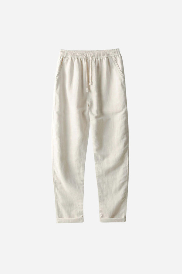 Mayfair Linen Trousers Beige