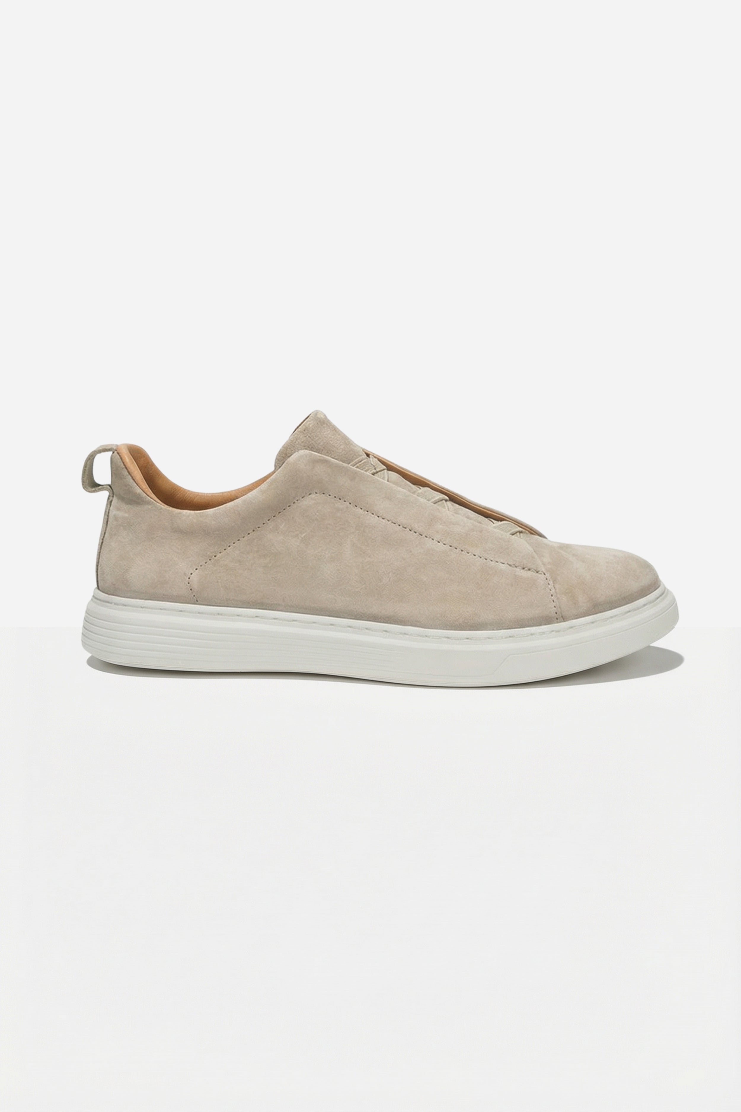Mayfair Suede Slip-On Beige