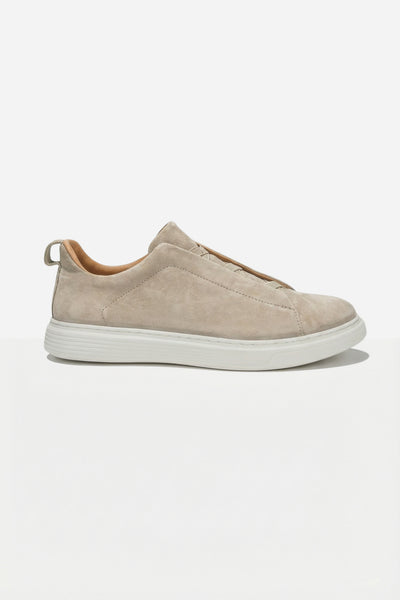Mayfair Suede Slip-On Beige