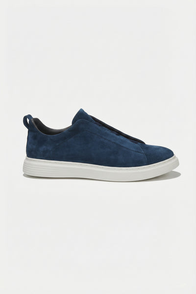 Mayfair Suede Slip-On Navy