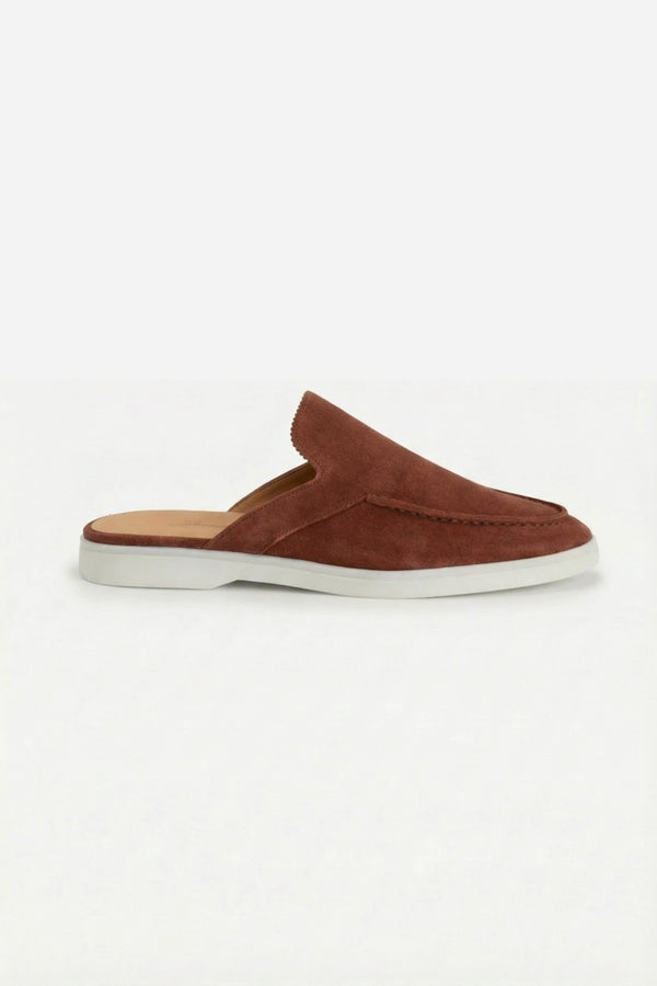 Positano Suede Mule Brown