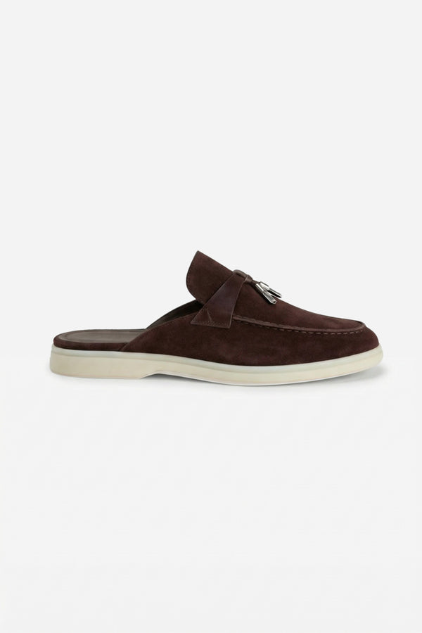 Portobello Suede Mule Brown