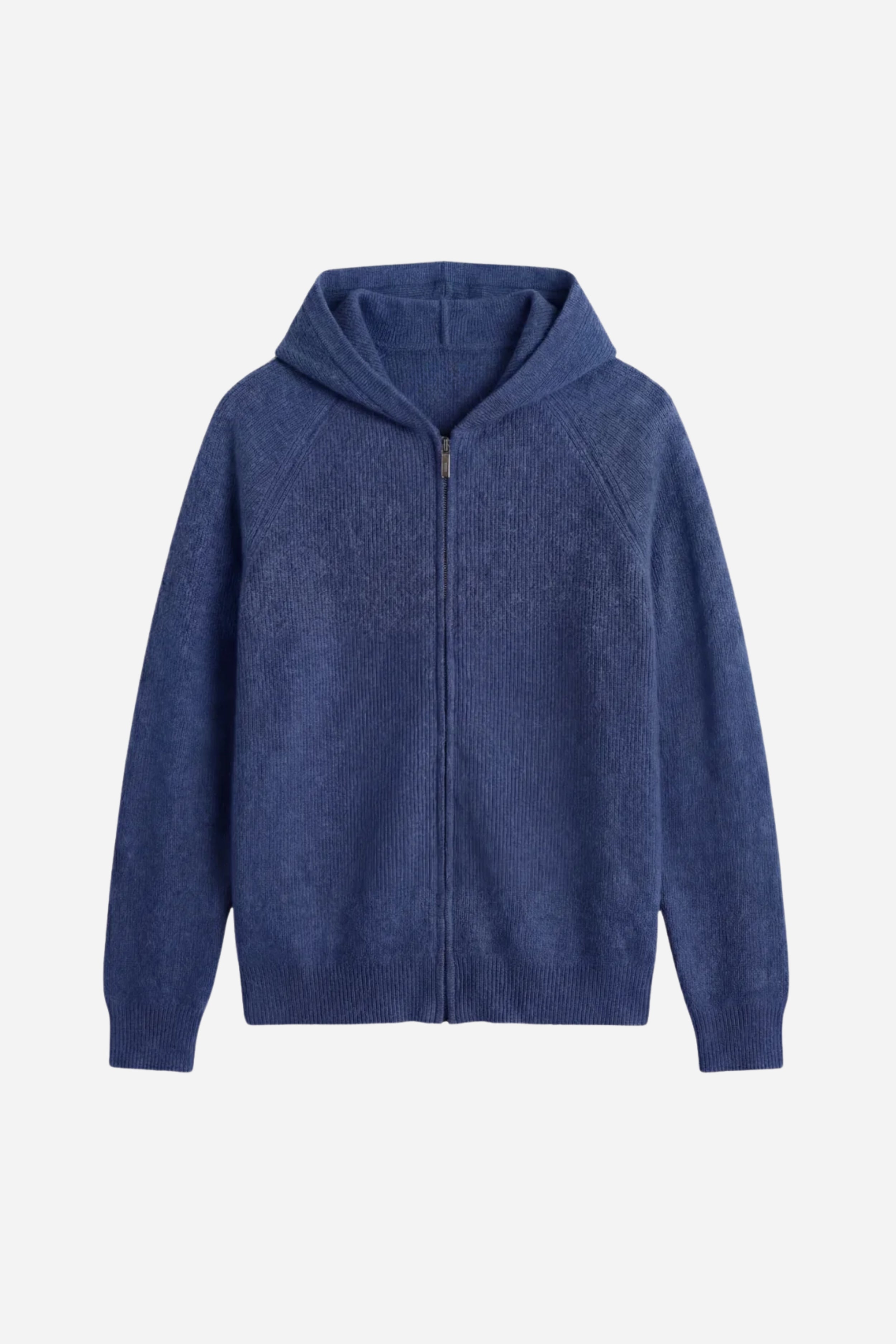 Ashford Cashmere Zip Cardigan Blue