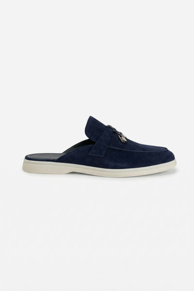 Portobello Suede Mule Navy