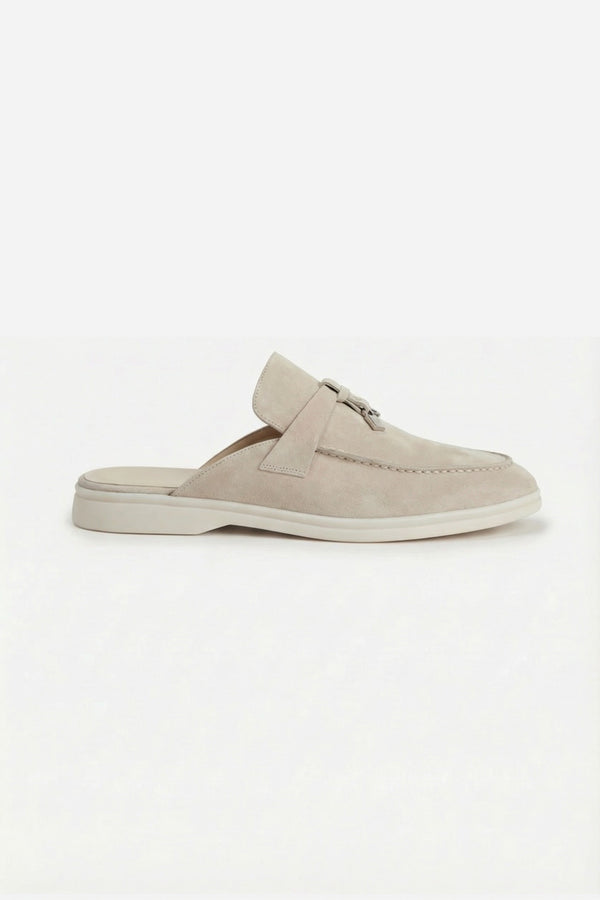 Portobello Suede Mule Light Beige