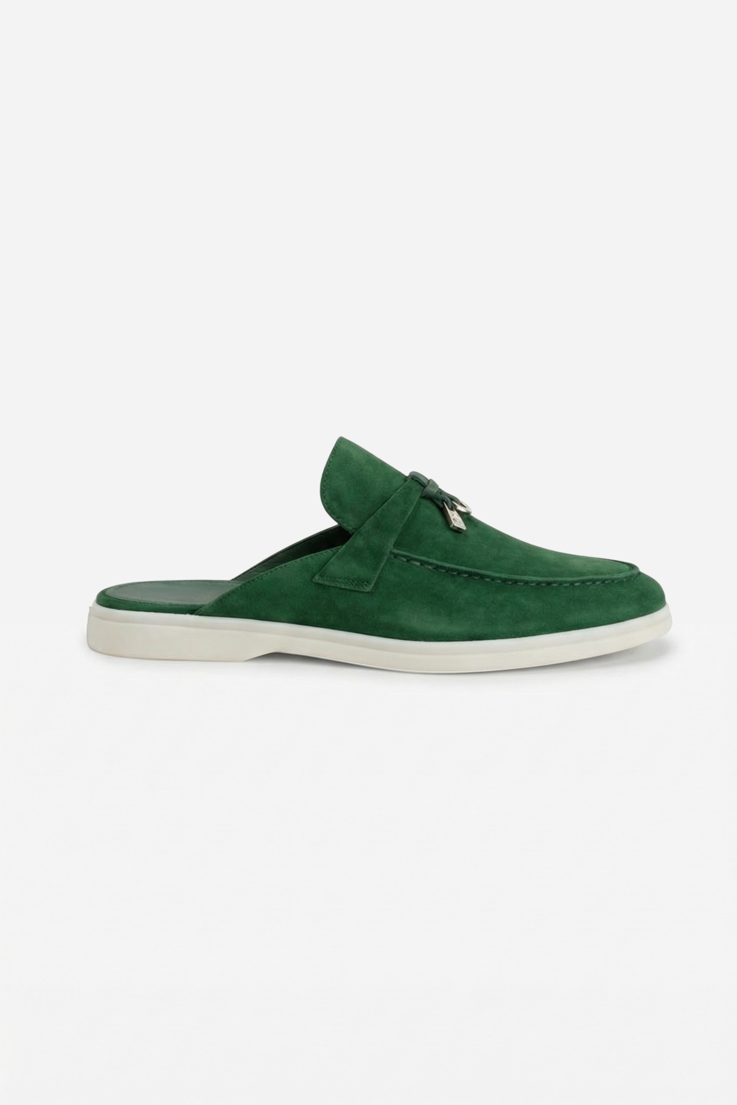 Portobello Suede Mule Green