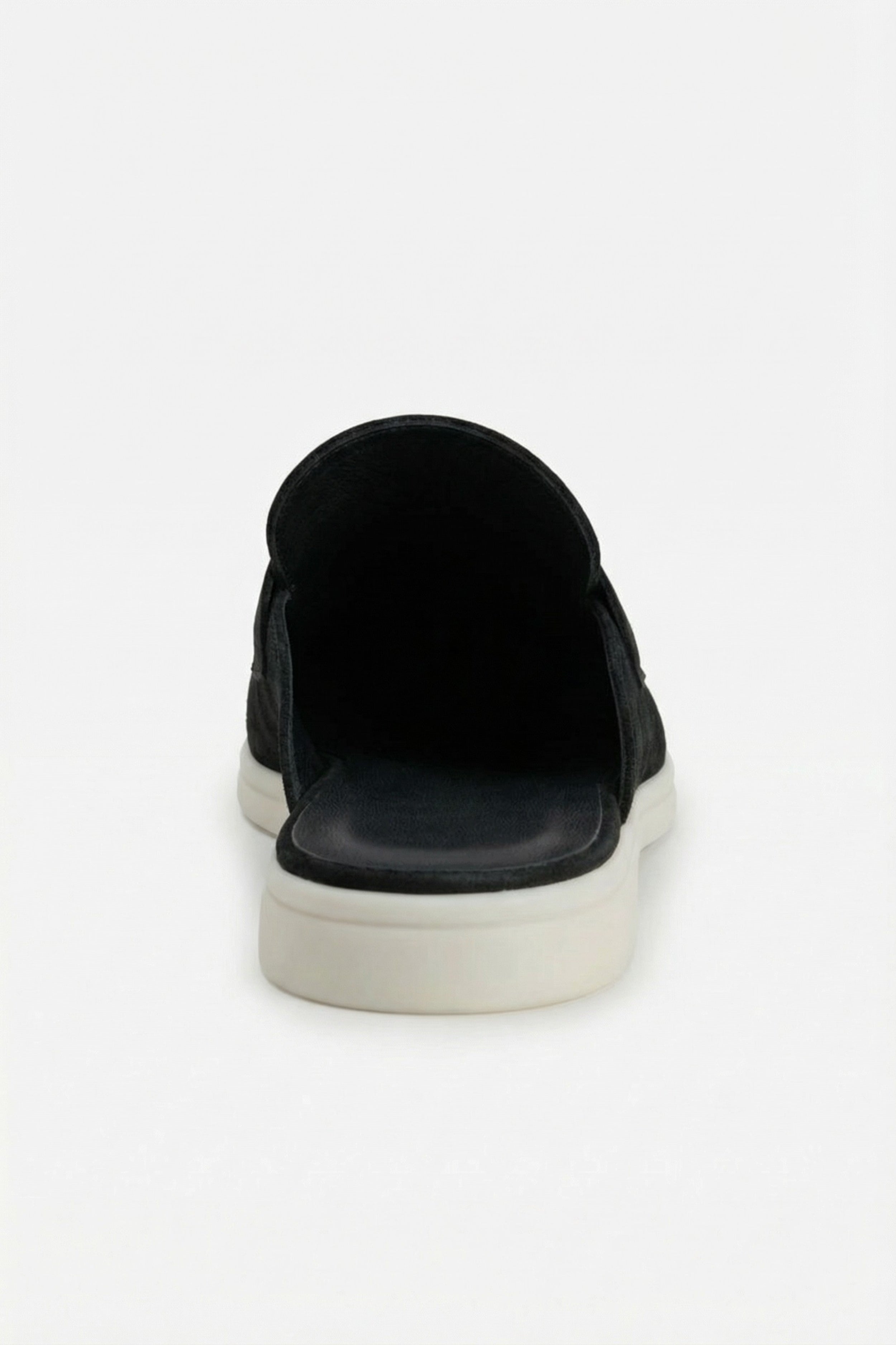 Portobello Suede Mule Black