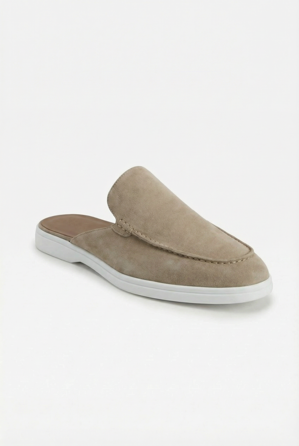 Mayfair Mule Light Grey