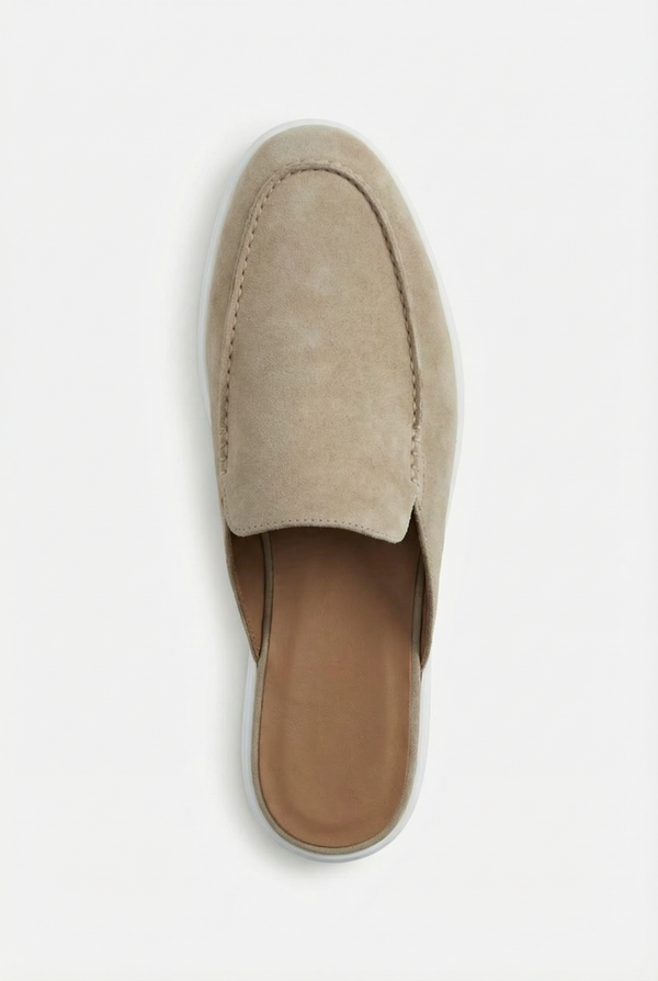 Mayfair Mule Light Grey