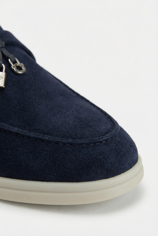 Portobello Suede Mule Navy