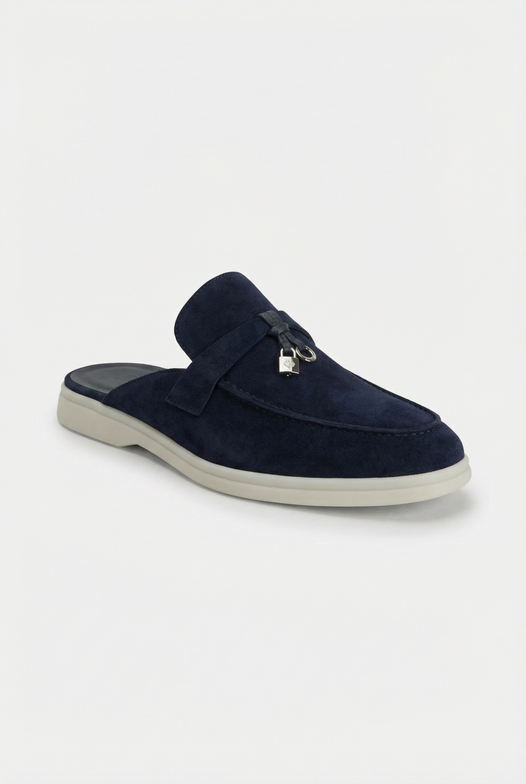 Portobello Suede Mule Navy