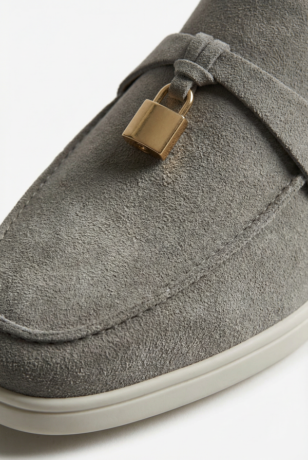 Portobello Suede Mule Grey