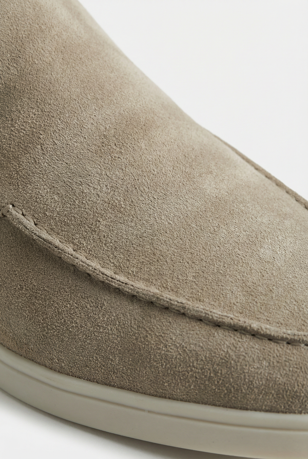 Positano Suede Mule Taupe