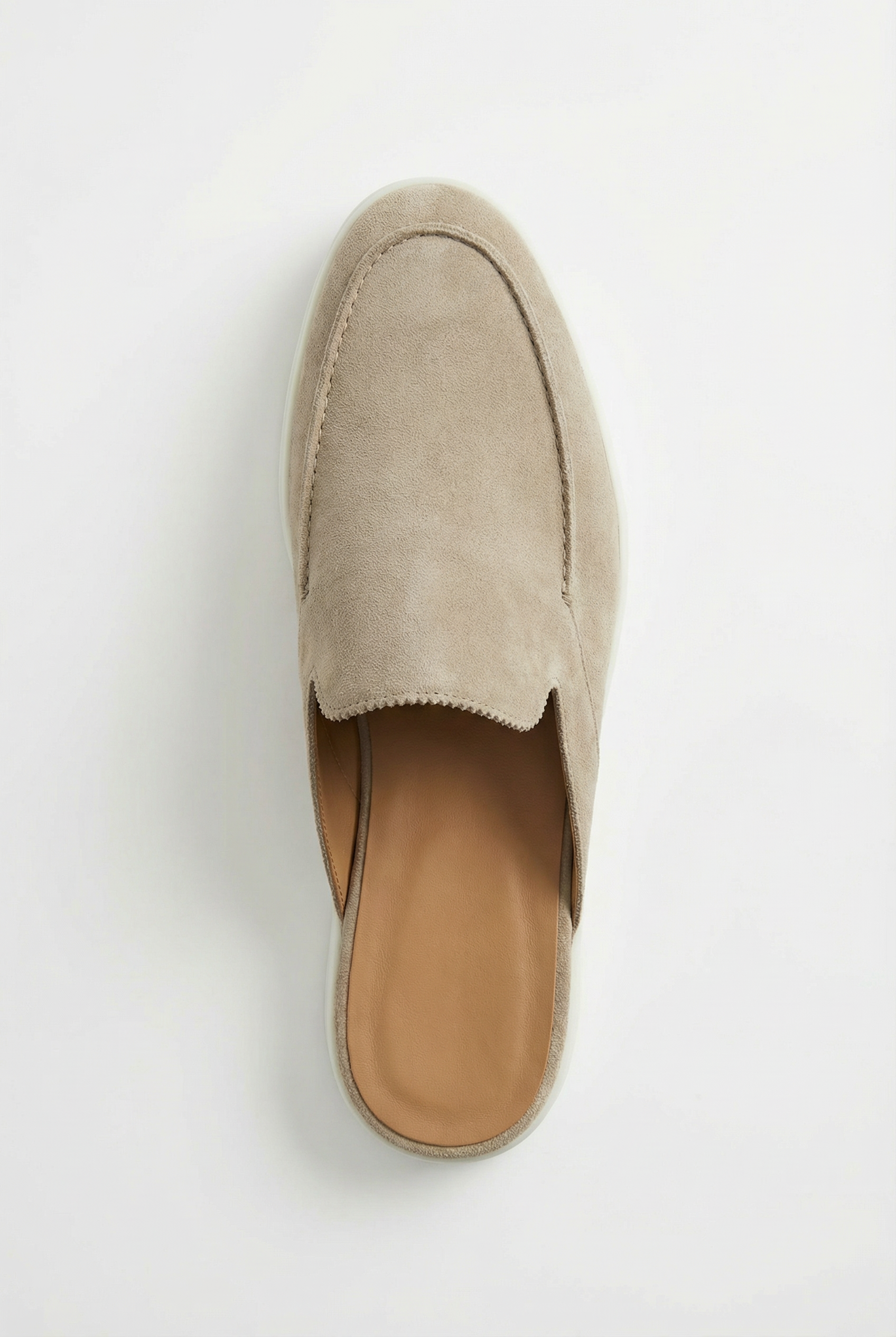 Positano Suede Mule Taupe