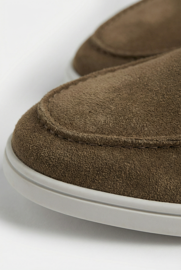 Classic Suede Loafer Camel