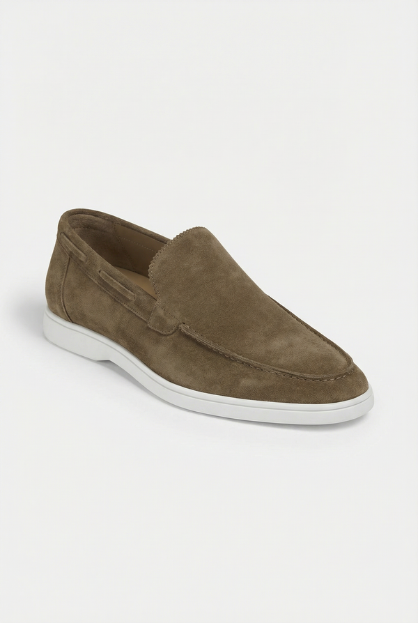 Classic Suede Loafer Camel