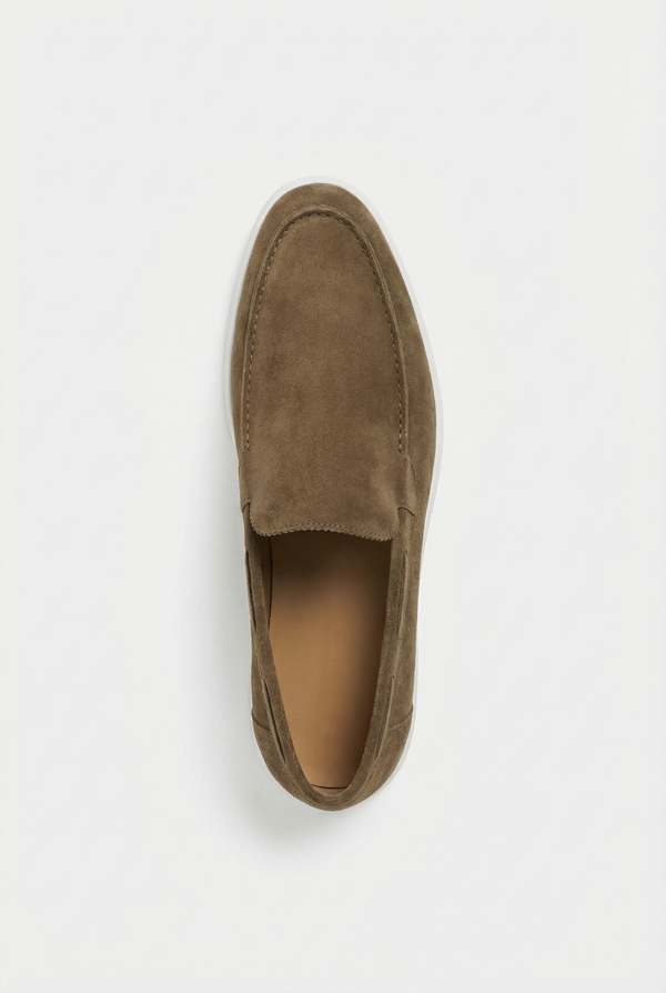 Classic Suede Loafer Camel