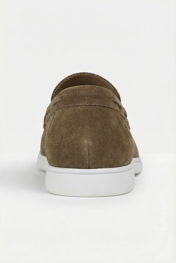 Classic Suede Loafer Camel