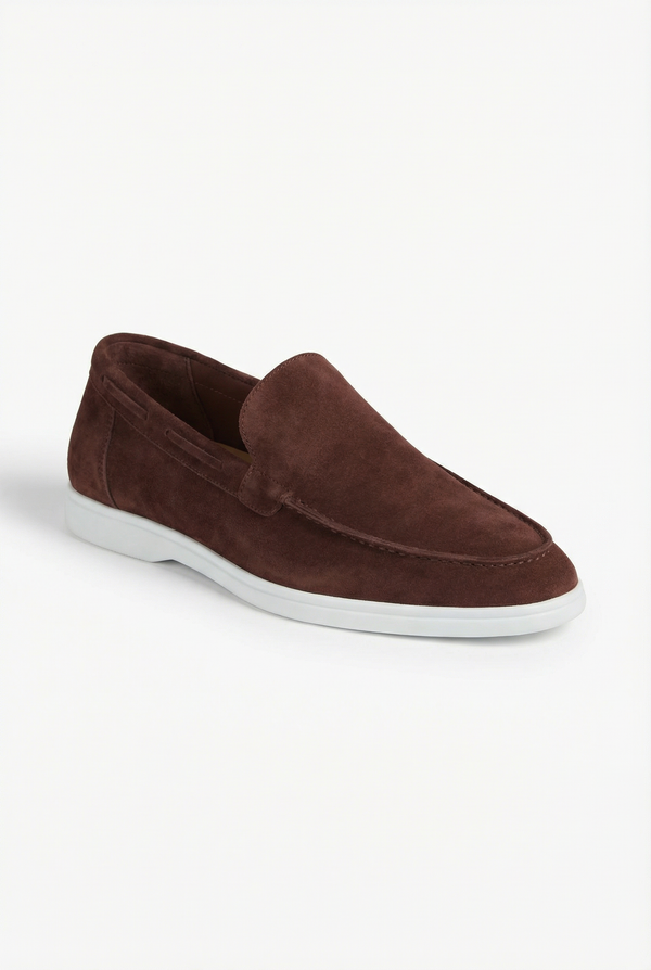 Classic Suede Loafer Brown