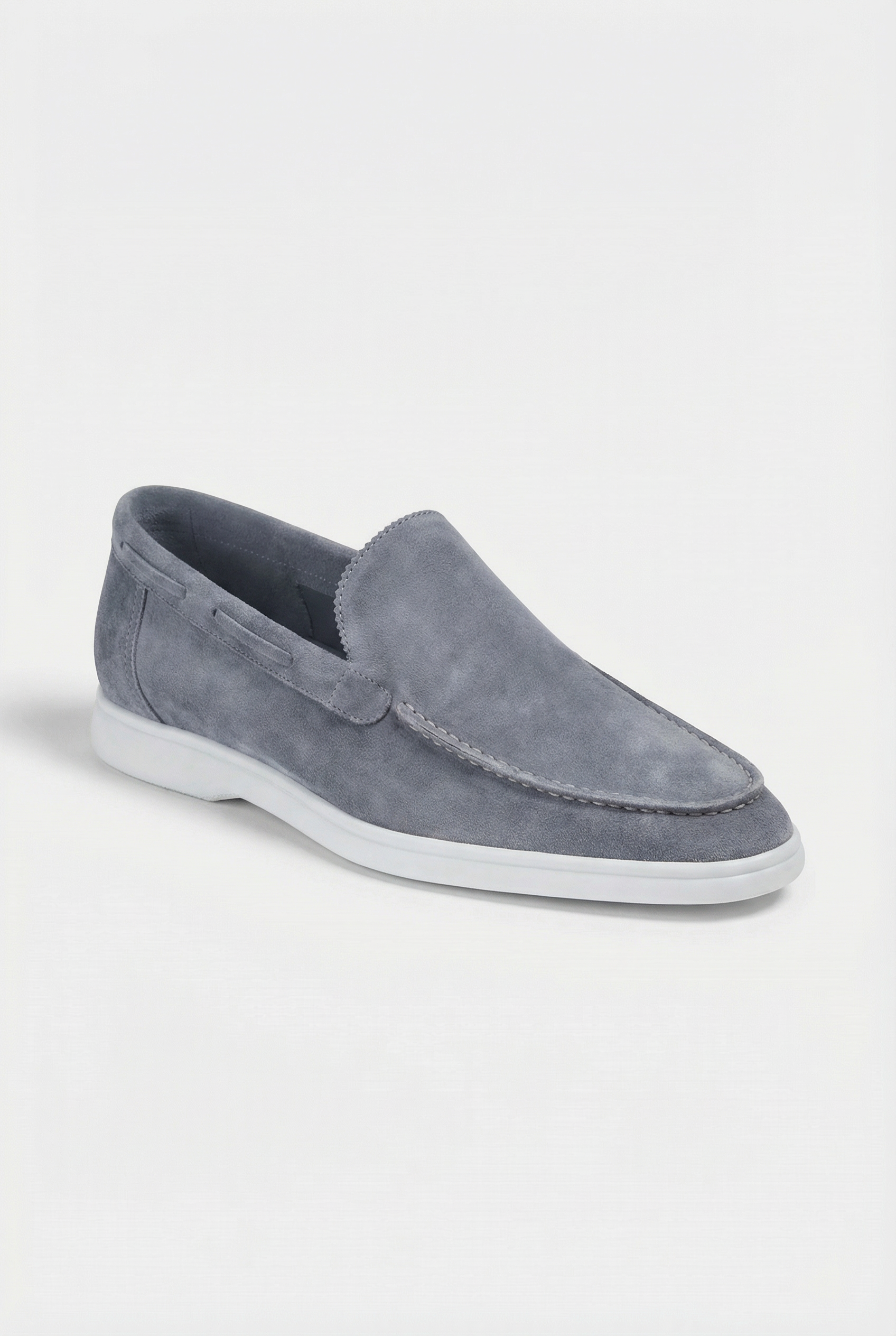 Classic Suede Loafer Baby Blue