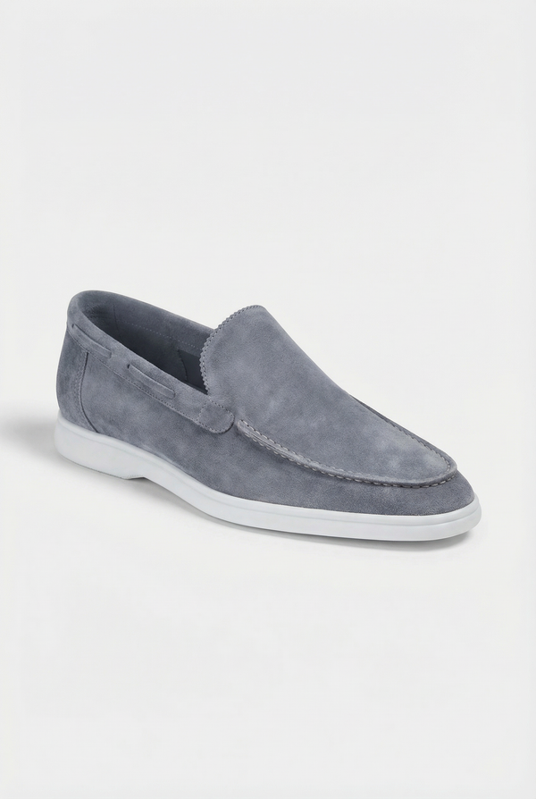 Classic Suede Loafer Baby Blue