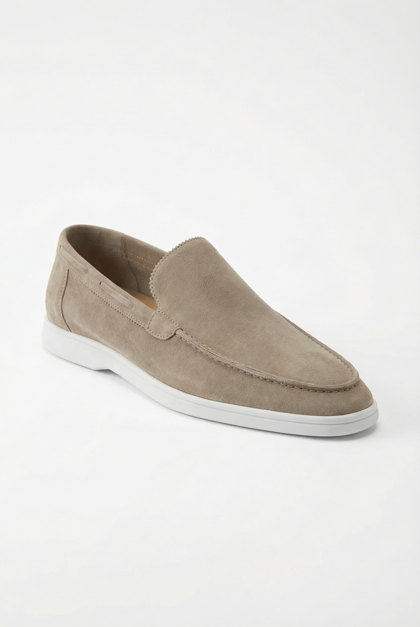 Classic Suede Loafer Beige