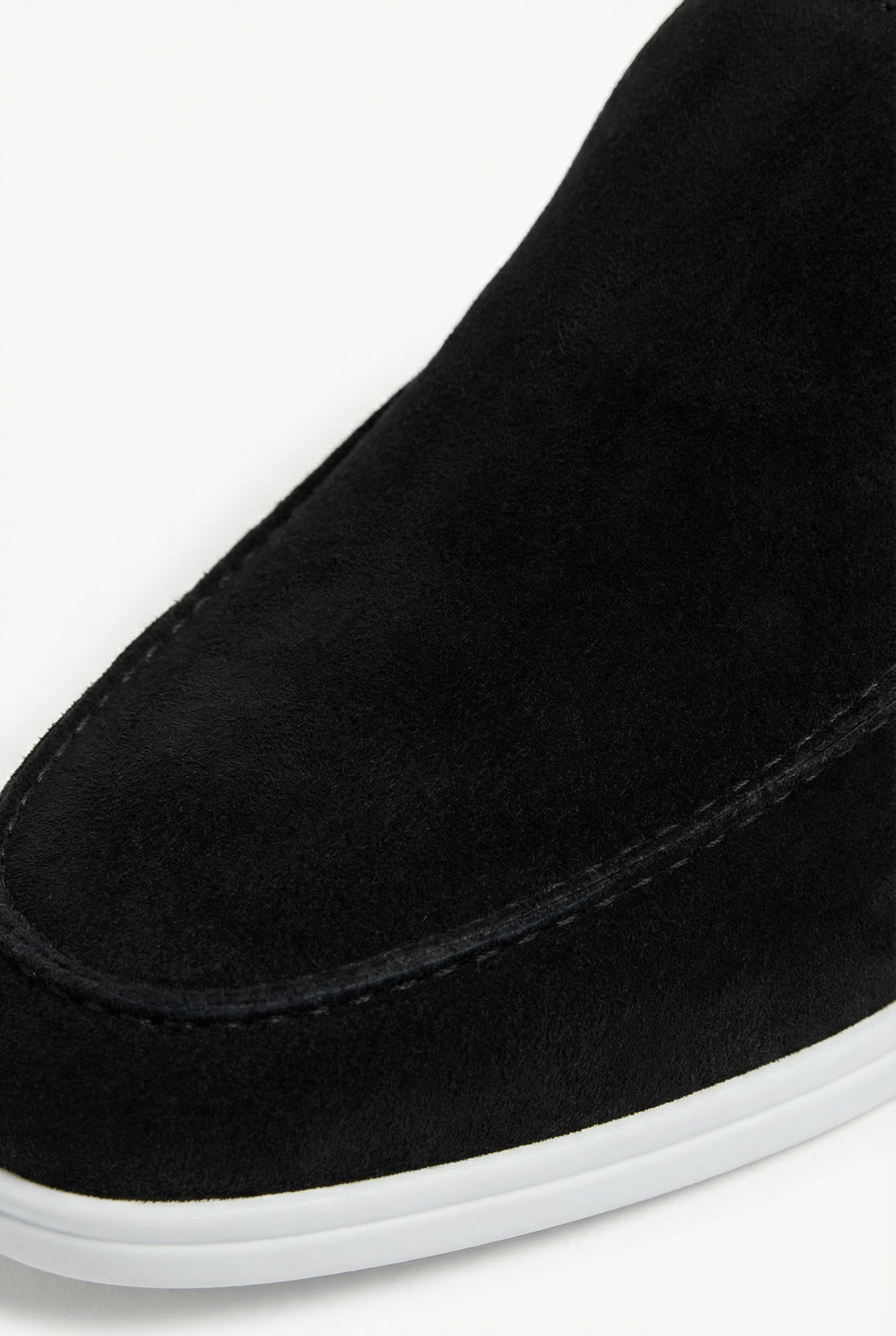 Classic Suede Loafer Black