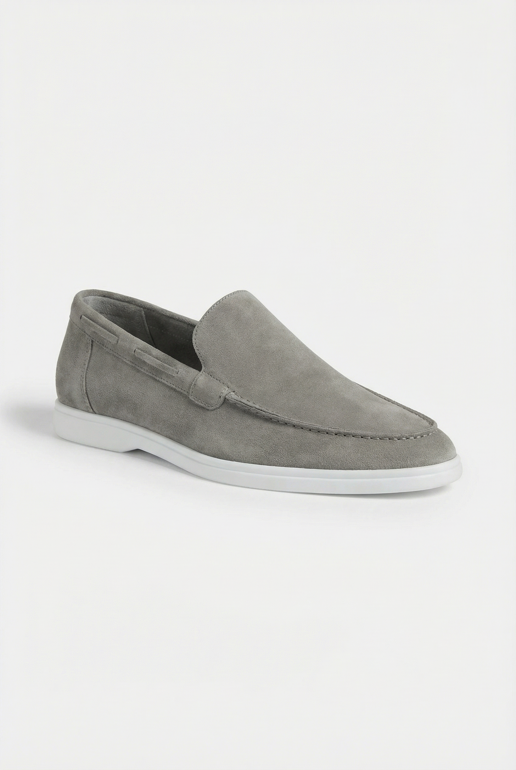 Classic Suede Loafer Grey