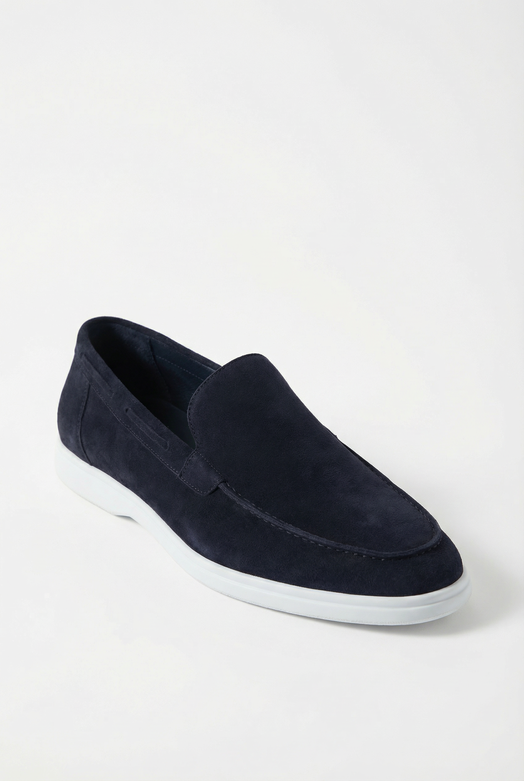 Classic Suede Loafer Navy