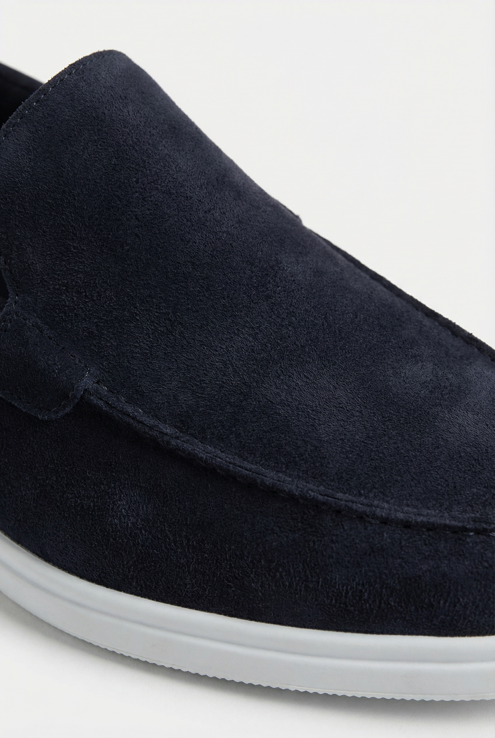 Classic Suede Loafer Navy