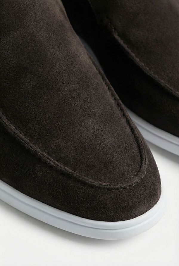 Captial Suede Loafer Brown