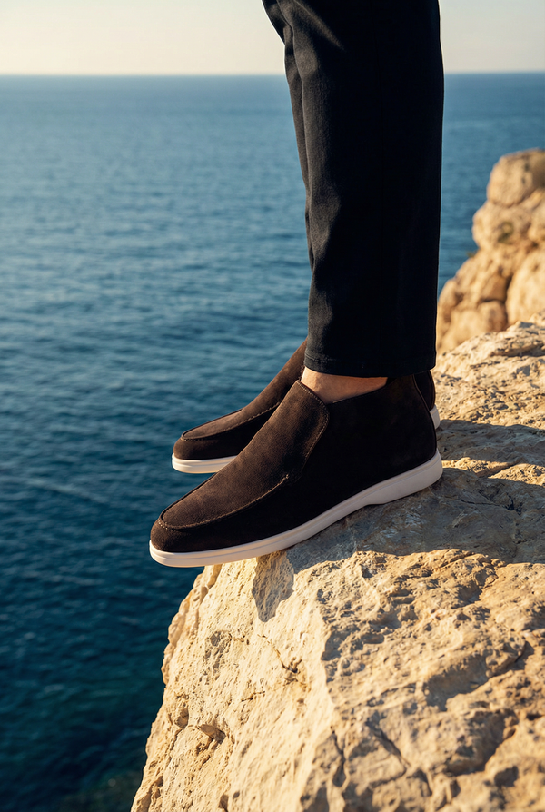 Captial Suede Loafer Brown