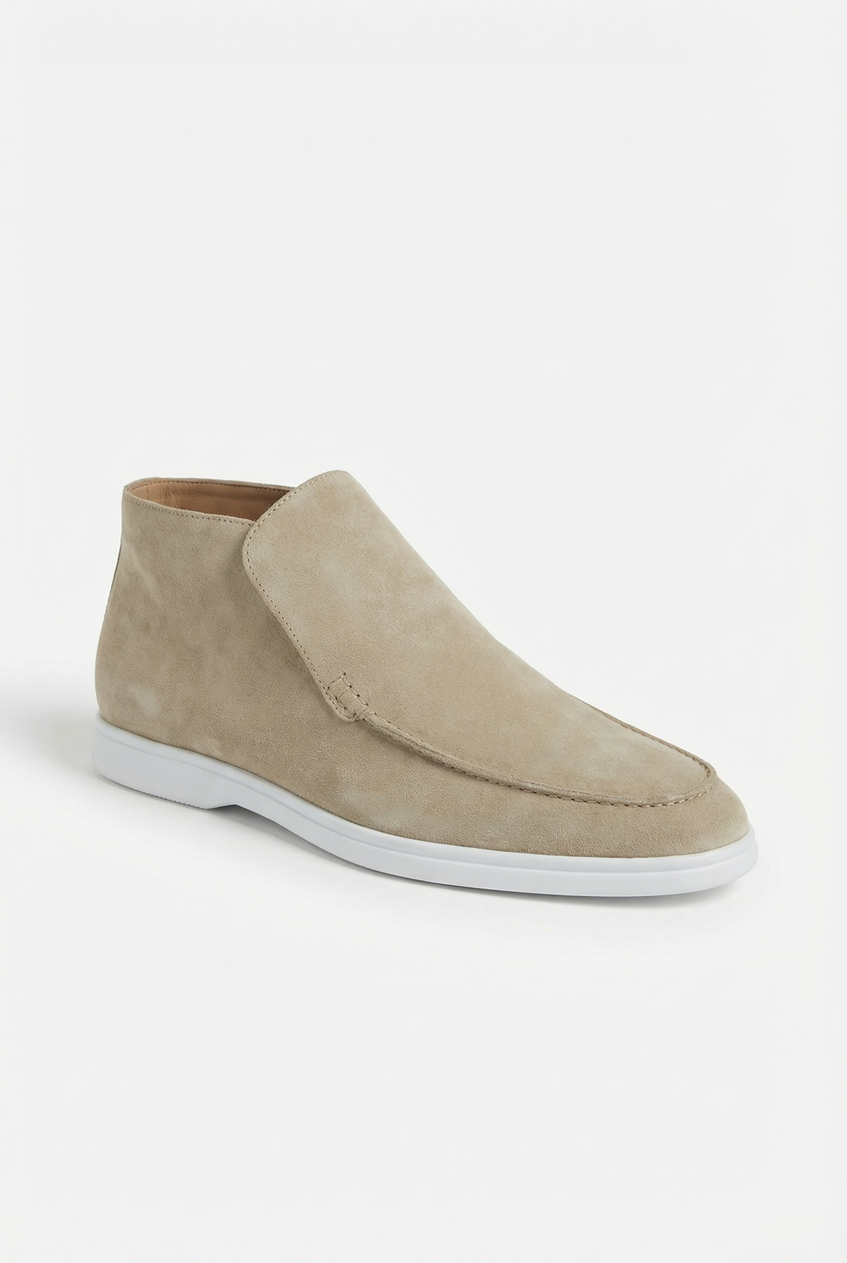 Captial Suede Loafer Beige