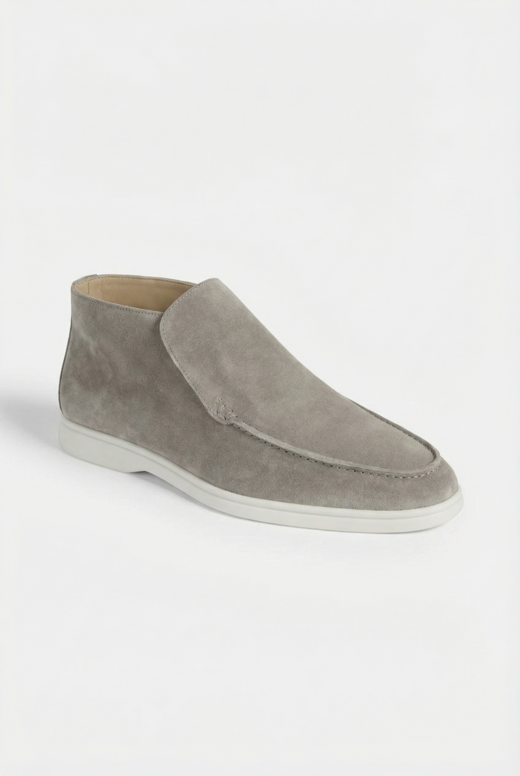 Captial Suede Loafer Grey