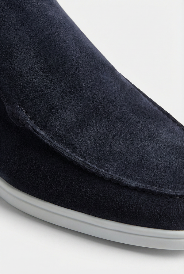 Captial Suede Loafer Navy