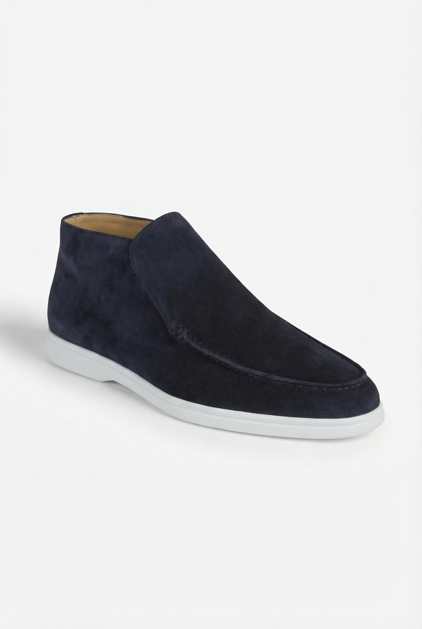 Captial Suede Loafer Navy