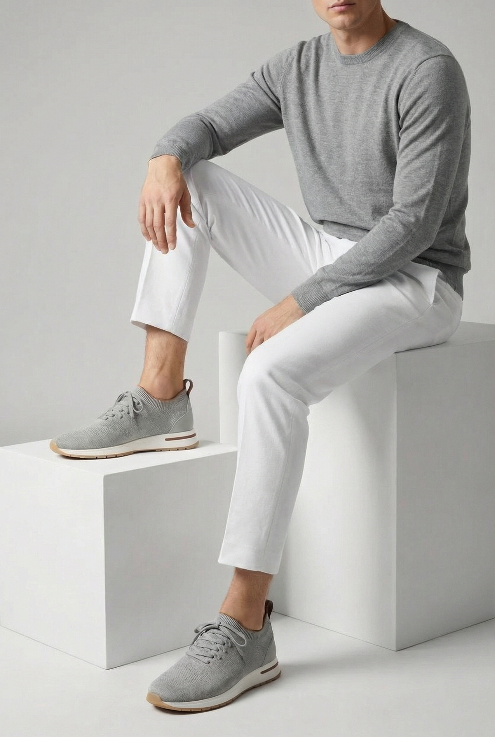 Mayfair Knit Sneaker Grey