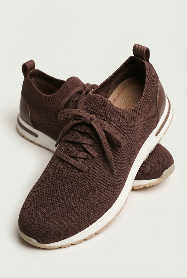 Mayfair Knit Sneaker Brown