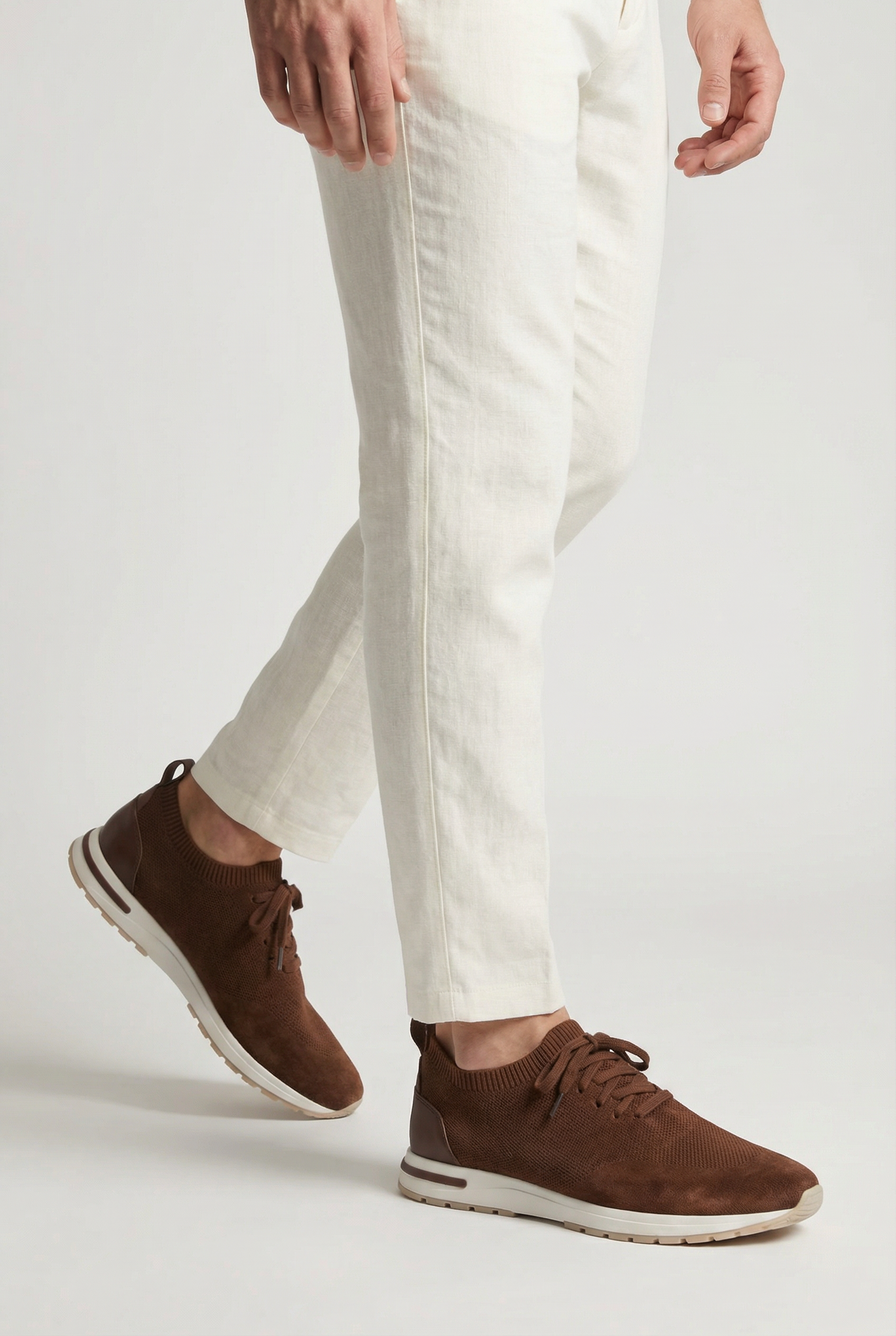 Mayfair Knit Sneaker Brown