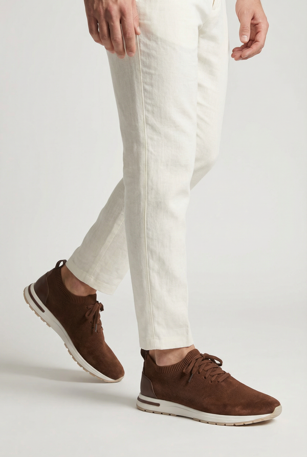 Mayfair Knit Sneaker Brown