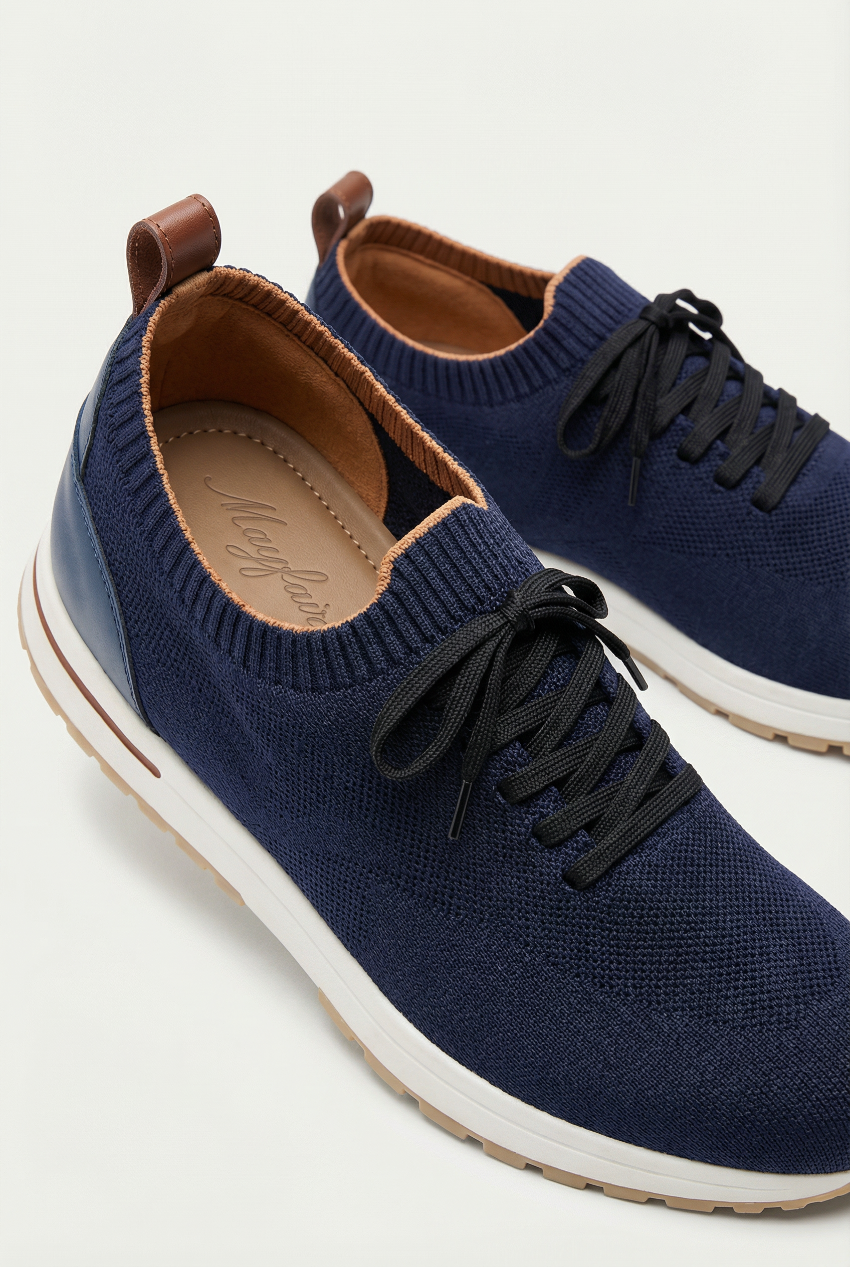 Mayfair Knit Sneaker Navy Blue