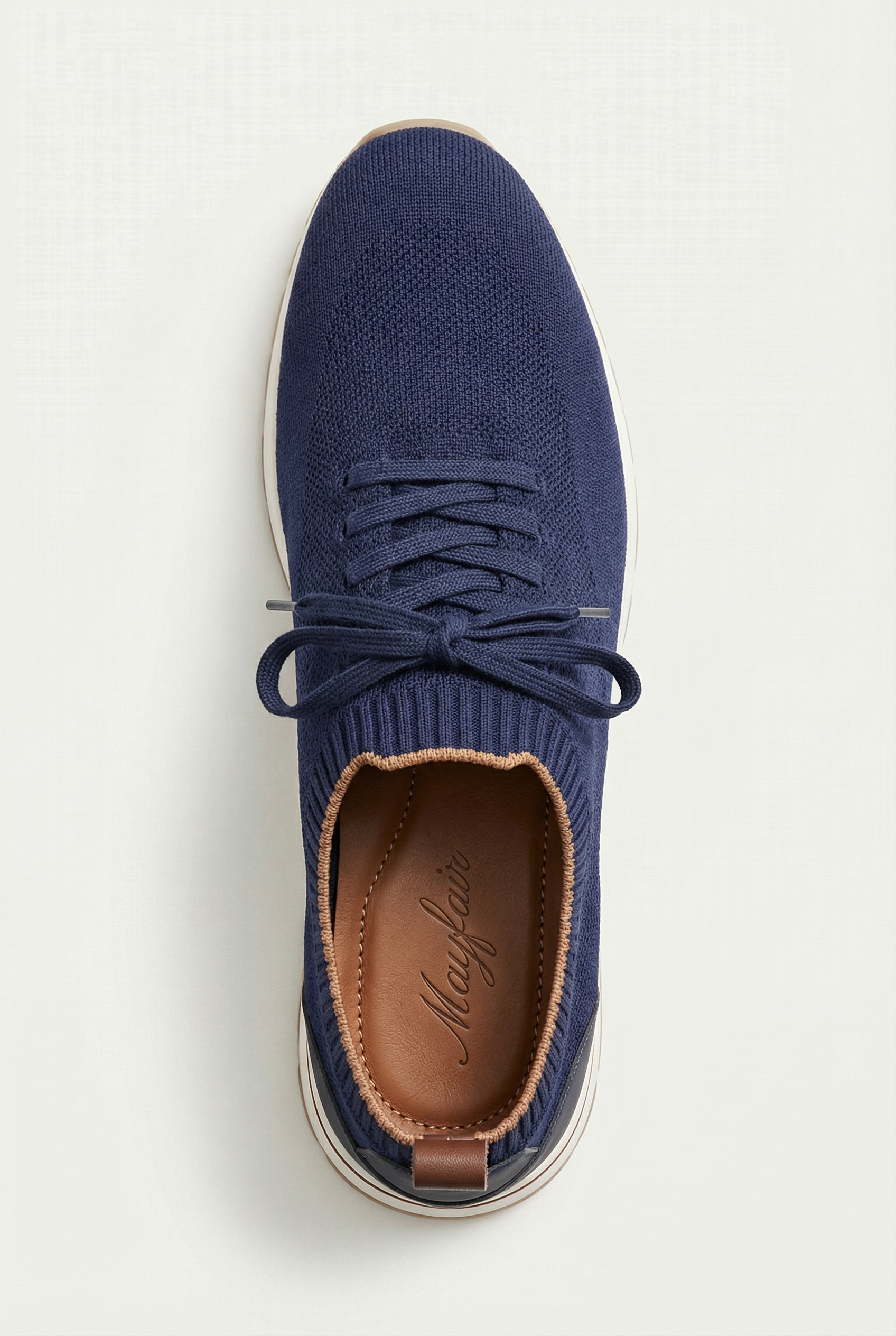 Mayfair Knit Sneaker Navy Blue