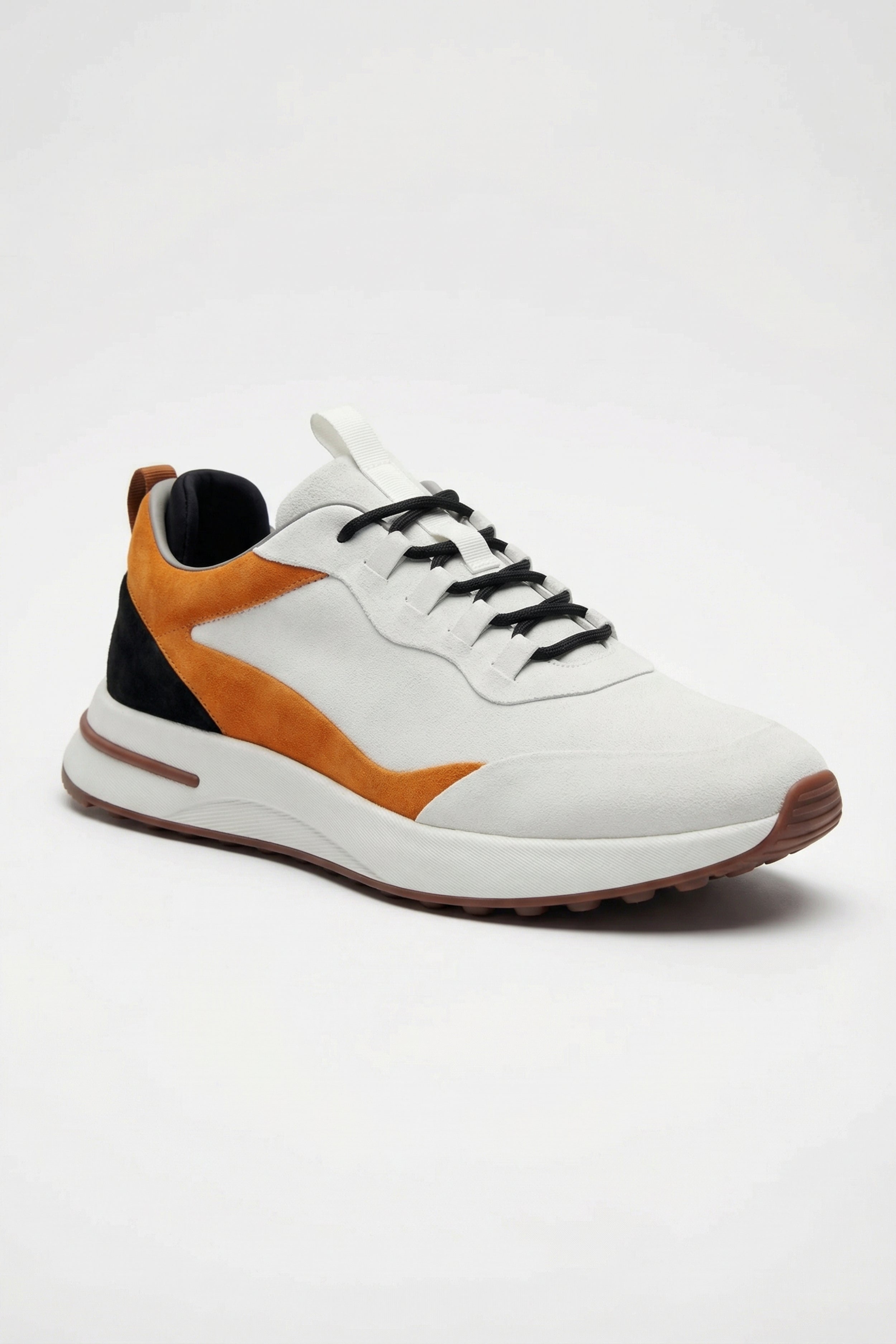 Postiano Suede Sneaker Saffron
