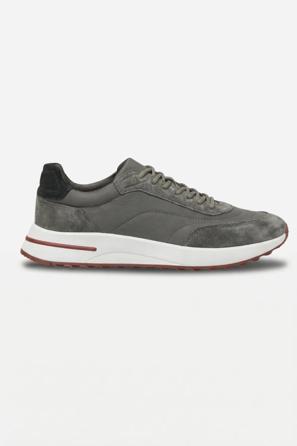 Bergamo Suede Sneaker Stone