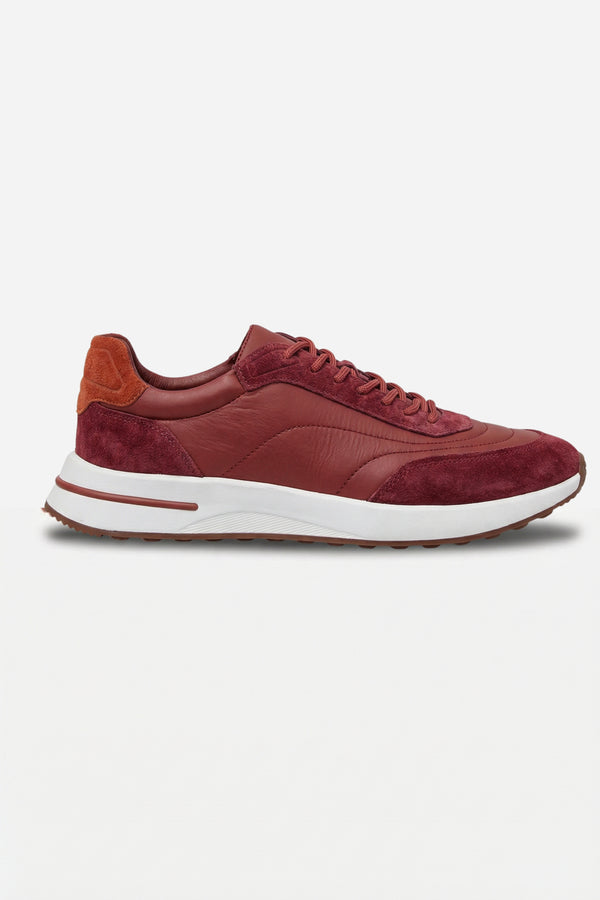 Bergamo Suede Sneaker Barolo Dusk