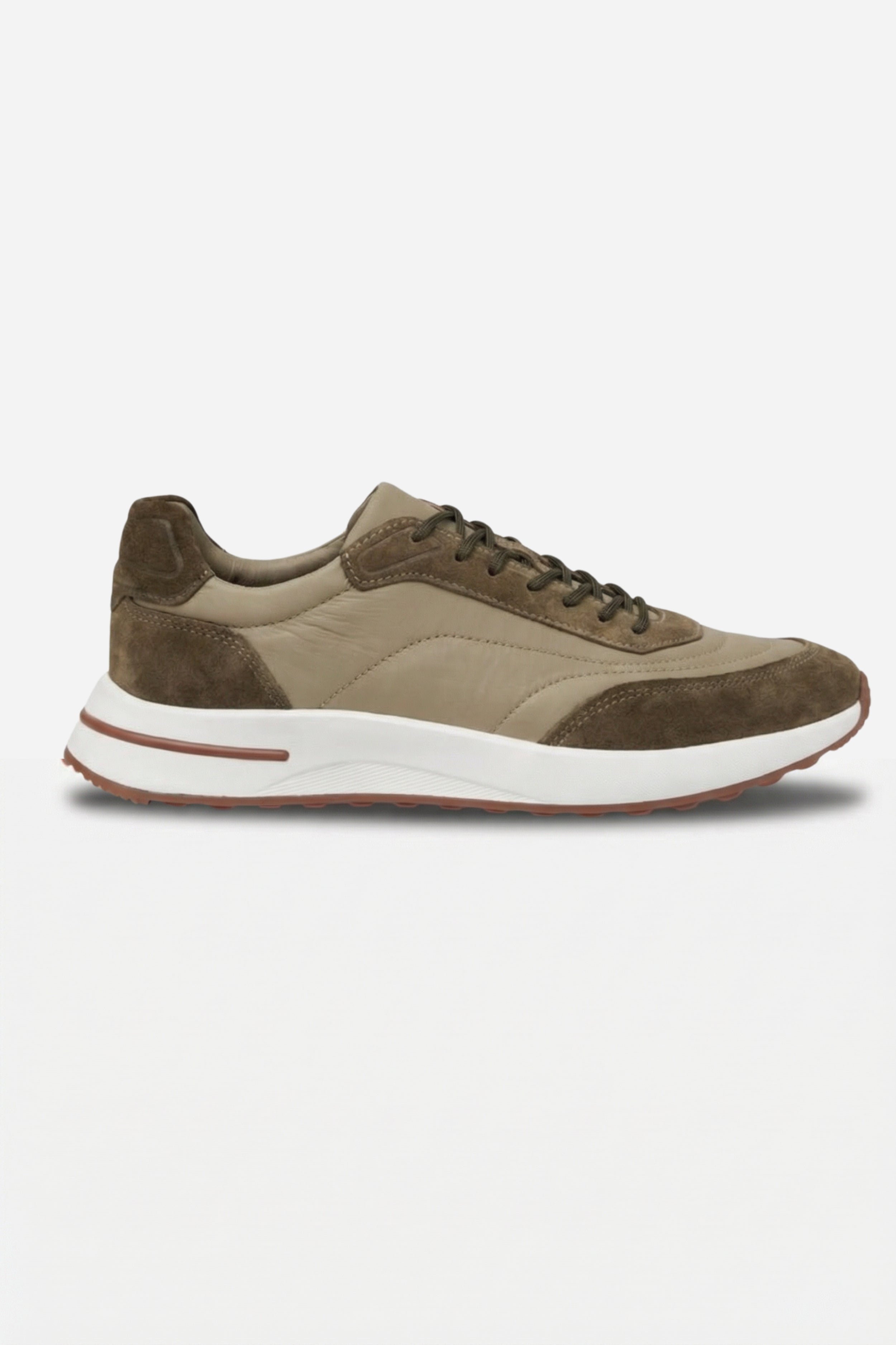 Bergamo Suede Sneaker Chestnut