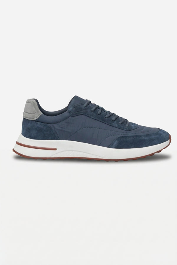 Bergamo Suede Sneaker Atlantic