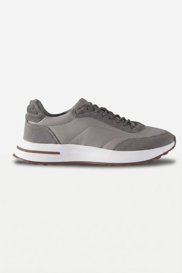 Bergamo Suede Sneaker Cement