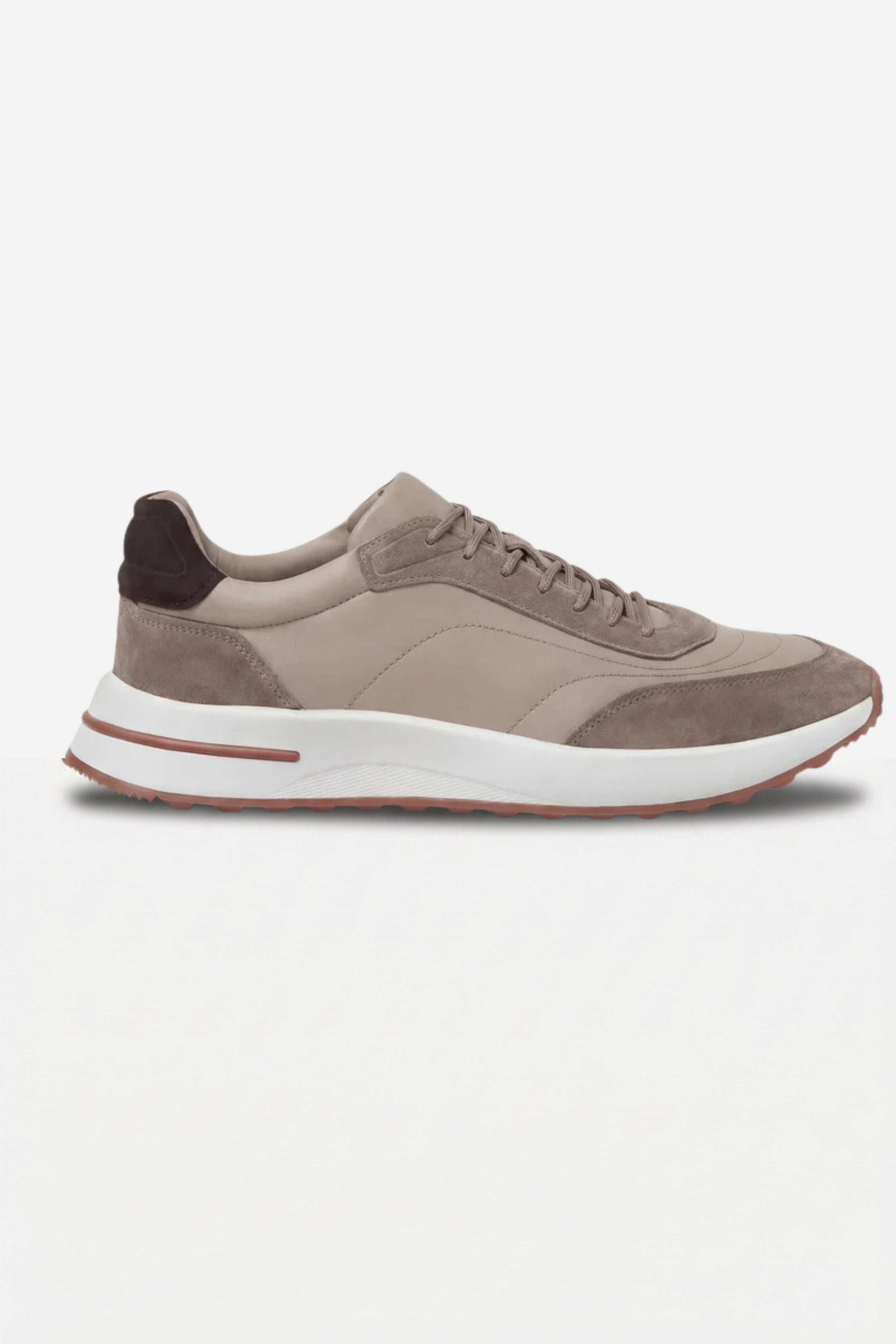 Bergamo Suede Sneaker Clay