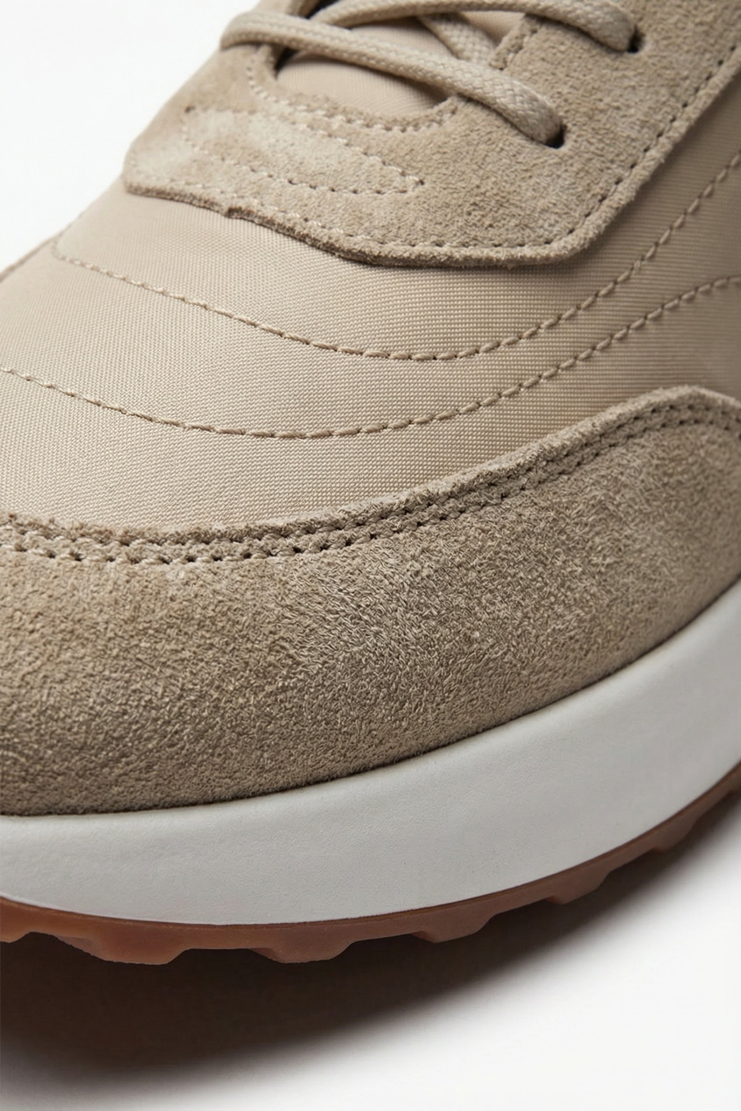 Bergamo Suede Sneaker Champagne